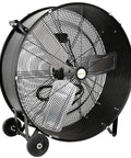 30 Inch Beastly High Velocity Drum Fan For Industrial Workshops And Warehouses 2 Speed Heavy Duty Commercial Floor Fan with wheels