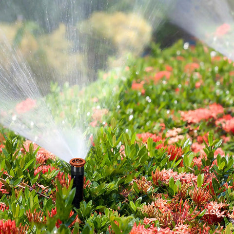 10 Pack Variable Arc Nozzles For Adjustable Pop Up Sprinkler Heads Hassle Free Yard Refresh Garden Lawn Irrigation Setup Zero To 360 Degree Spraying Total Coverage watering garden flowers.