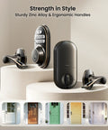 Keyless Entry Door Lock With 2 Lever Handles Electronic Keypad Deadbolt Auto Lock Backlit Keypad Oil Rubbed Bronze