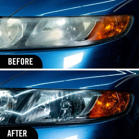 Headlight Restoration Kit That Delivers Crystal Clear Like New Lenses Instantly Removes Yellowing And Oxidation Boosts Visibility