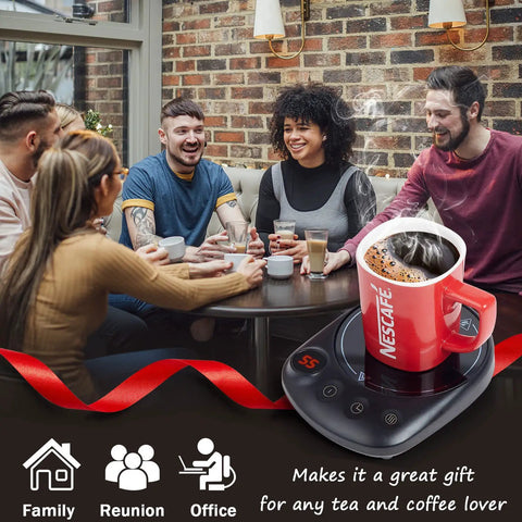 Always Keep Your Daily Grind Nice And Toasty With This Electric Coffee Mug Warmer Featuring Five Heat Settings Plus A Sleek Touch Pad Auto Shut Off Keeps Your Office Setup Secure.