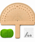 Boss Level Wooden Angle Ruler And String Line Corner Angle Finder Tool Delivering Straight Up Precision for woodworking, includes green string.