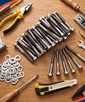 40 Pack One Half Inch By Four Inch Stainless Steel Lag Bolts With Forty Washers Kit for outdoor wood projects, decks, fences