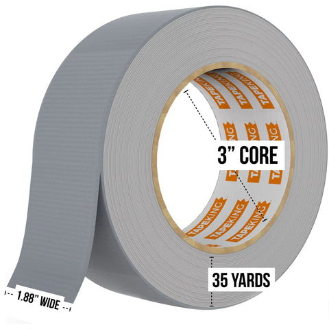 Heavy Duty Duct Tape 1.88 Inch By 35 Yards Waterproof 3 Pack For Home Improvement Office Wrapping Sealing Craft Projects And General Repairs