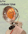 Tank Top Propane Heater For Outdoor Job Sites, 9,000 13,000 15,000 BTU Portable Space Heater on propane tank
