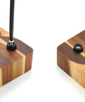 Heavy Duty Rock Solid Screw On Rubber Feet For Cutting Boards And Kitchen Setup Non Slip Table Leg Caps Stabilizer Bumpers Quick Fix Anti Slide 8 Screw Fit 100 Pack Smooth Surface installed on wood cutting board.