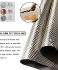 Faraday Shield Fabric For EMF Protection That Blocks WiFi RF GPS And RFID Signals With Copper Nickel Polyester Blend in use