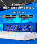 Badass Wireless Mechanical Keyboard With Triple Mode Connectivity And A Massive 8000mAh Battery featuring multi-colored backlighting.