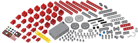 Hands On Robot Factory STEM Kit For Kids Ages Five And Up Build Eight Motorized Robots With A Storybook Guide parts layout
