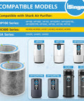Replacement Filter For Shark Vacuum Cleaners 99.97 Percent Particle Capture Two Pack Compatible With HP102 HP102PET and others displayed.