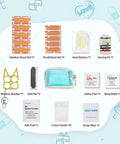 Everyday Mini First Aid Kit For Women And Moms, Compact Purse Emergency Kit With 27 Essentials, The Go To Gift For Her On The Go