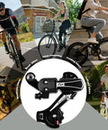Rear Derailleur RD-TY21B For Six Or Seven Speed Bikes Direct Mount Upgrade shown with various bike types