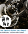 Heavy Duty 4PC Gear Puller Set Carbon Steel Bearing Removers Motorcycle Auto Repair With 2 3 4 6 Inch Sizes 2 Jaw Pullers on gear