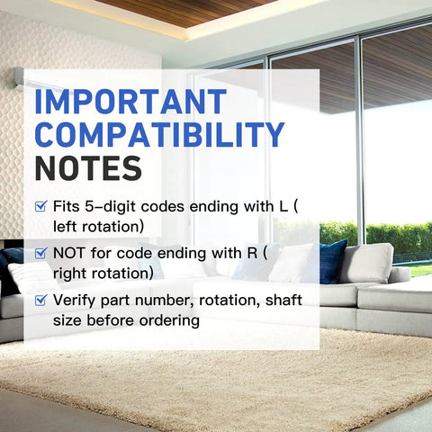 Important compatibility notes for 24V Synchronous Damper Motor 37944L Replacement For Ztech And Buetler Dampers.