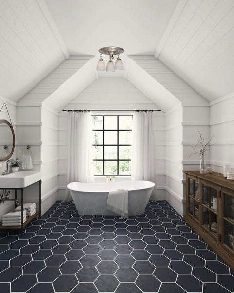 Elegant bathroom with a Garden District Decorative Bathroom Ventilation Exhaust Fan With Light In Brushed Nickel ceiling mount.