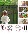 Durable Baby Safety Net For Stairs And Banisters Kid Proofing Mesh Netting For Railing Balconies And Cribs Easy Install