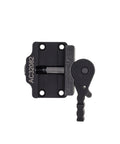 Top view of black MRO Miniature Rifle Optic Lever Quick Release Low Mount For Easy On Off Lightweight Aircraft Grade Aluminum