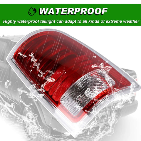 Dodge Ram LED Tail Light Assembly Right Passenger Side For 2013-2018 Ram 1500 And 2014-2018 Ram 2500 3500 Tail Lamp Replacement