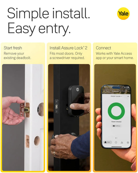 Wireless Keyless Entry Smart Deadbolt Featuring Responsive Touchscreen Keypad And Seamless WiFi Integration For Solid Home Security With A Matte Black Finish That Holds Up Great And Locks Smooth As Butter For Nothing But Good Vibes Daily
