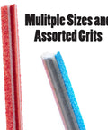 Pro Grade Flexible Sanding Twigs Kit 100 Pcs For Woodworking And Model Making Cushioned Sticks With Mixed Grit Abrasives