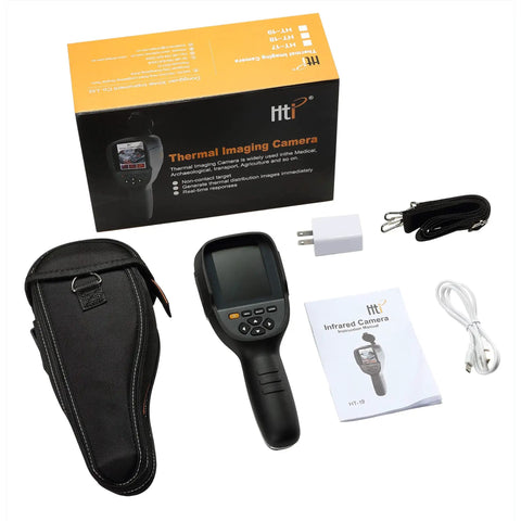 Pro Grade High Resolution Infrared Thermal Imaging Camera 320 By 240 With 3.2 Inch Color Display Model HTI 19 Enhanced kit