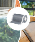 DIY Window Screen Repair Tape Waterproof Mesh Patch for Home Bedroom Living Room Bathroom Kitchen Dorm Office Garage and Patio Holes Easy Tear No-Brainer Repairs Cuttable Precise Mesh Repair with roll and applications view