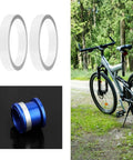 Aluminum Alloy Bicycle Chainring Bolt Spacers Washers 10 Pcs Double Ring To Single Gasket 2mm Thick 10mm Inner Diameter Kit