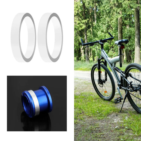 Aluminum Alloy Bicycle Chainring Bolt Spacers Washers 10 Pcs Double Ring To Single Gasket 2mm Thick 10mm Inner Diameter Kit