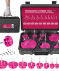9-Piece PVC Pipe Reamer Kit With Nine Reamers In 1/2 In 3/4 In 1 In 1-1/4 In 1-1/2 In 2 In 2-1/2 In 3 In 4 In For Standard 1/2 In Drills
