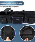Beefed Up Heavy Duty Tripod Carrying Case Bag 50.5 Inch Long Waterproof Nylon Gear Case with two removable pads and zipper design