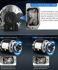 One Third HP 115V 60Hz Blower Motor 1725 RPM 48 Frame Belt Drive Reversible Shaft with rotation directions