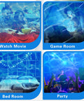 6 Piece Water Effect Projector Lights Set With Ocean Wave LED Night Light Rotating 360 Degree Ceiling Wall Projection scenes