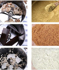 Stainless Steel Grain Mill Grinder for Home and Commercial Use, Superfine Powder Machine grinding spices and nuts