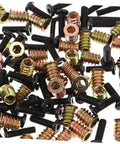 Wood Furniture Threaded Inserts Kit 50 Piece With Screws Screw In Nuts Two Hex Wrenches And Drill Bit Metal Bolt Connectors