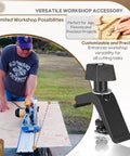 Woodworker using Replacement Track Clamps Kit For Clamp Trak Accu Cut Adaptive Cutting System Mini Trak And Universal Trak Kits.