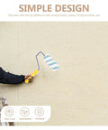 Portable Handheld Paint Roller With Removable Handle For Walls Ceilings And Furniture Lightweight Build in use on textured wall.