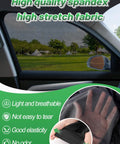 Stretchy Mesh Window Shades For SUVs 4 Pack Sun Screen Covers For Camping With Fam And Pets Privacy Shield Mosquitoes