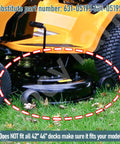 Mulch Plug Kit For 42 Inch Lawn Mower Decks Compatible With MTD Cub Cadet Craftsman 2012 And Later Fits 63105195A 631-05195A 19A30055100 LTX 1045 1046 VT LTX 1050KH Models Replaces 631-05195 And 63105195A Easy Install Rugged Build black mulch plug on mower deck