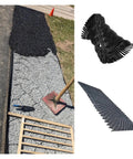 10.2cm Thick Expandable Permeable Gravel Grid With Drainage Holes For Erosion Control 1m By 10m, Easy Cut And DIY-Friendly Install