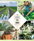 7 In 1 Soil Test Kit For Home Gardeners And Lawn Care With Moisture, pH, Temperature, Sunlight, Humidity And Fertility Meter, Built In 1.6 Inch Sensor, One Button Mode Switch For Easy Indoor Outdoor Plant Diagnostics, handheld meter in indoor and outdoor gardens