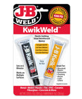 KwikWeld Quick Setting Steel Reinforced Epoxy for Home Auto Marine DIY Repairs on Metal, Plastic, Wood, Ceramic, Glass, Concrete.