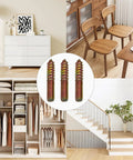 8 Pack 1/4-20 X 1-1/2 Inch Hanger Bolts With Wing Nuts And Flat Washers for Furniture Assembly and Wood Joints