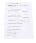 Instruction manual for Straight Up Slick Pneumatic Vacuum Pump For Auto Air Conditioning Service Heavy Duty Design.