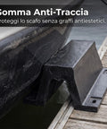 Arch Specification Rubber Dock For Vessel Impact Protection Black Rubber Dock Guard Marine Dock Bumper on wooden pier