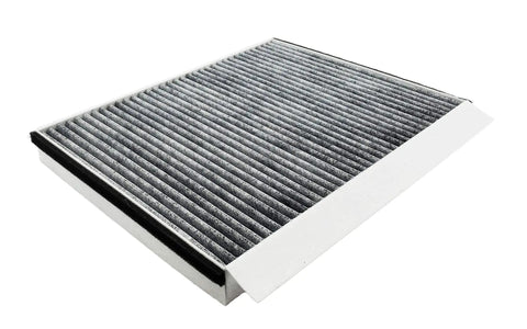 Carbon activated cabin air filter for Volvo VNL 2002 and up semi trucks with OE cross reference 20435801 AF26405 CAF24000 49084 RS4642.