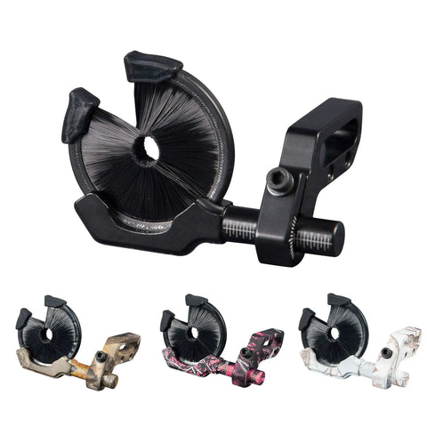 Full Containment Brush Arrow Rest For Archery With Adjustable, Replaceable Launcher And All Weather Build, various colors