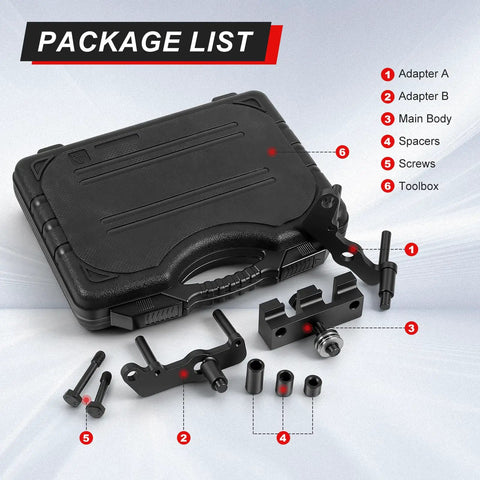 Hyundai 7-Speed Dual Clutch Actuator Removal Tool Pro Grade DIY Ready Kit For Easy Removal And Installation Of DCT Actuators Keeps Downtime Low And Maintenance Quick With Smark Premium Tools, case and parts