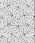 Hex Blanco Porcelain Floor And Wall Tile Dope White Hex Tile 8 5 Eighths By 9 7 Eighths Inches with black geometric pattern