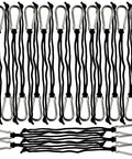 Heavy Duty Batting Cage Net Hangers With Industrial Grade Steel Carabiners And UV Treated Lanyards Pack Of 25