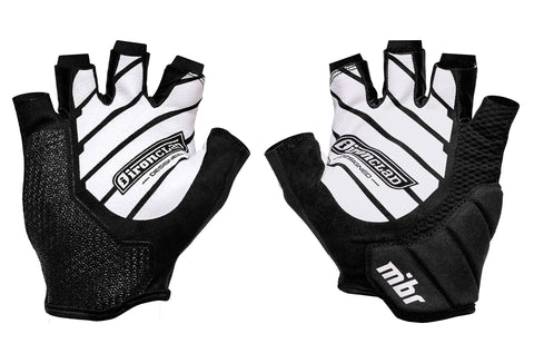 Pro Grade MIBR PC Gaming Gloves With Precision Fit and Fast Grip, machine washable half finger design, size M, silicone palm